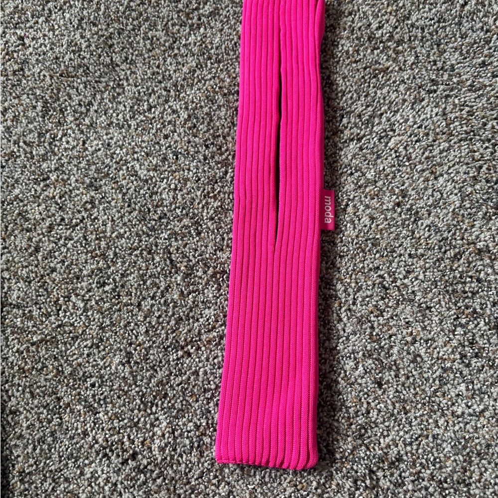 MODA Hot pink and black stylish phone holder strap portable case - Picture 3 of 8